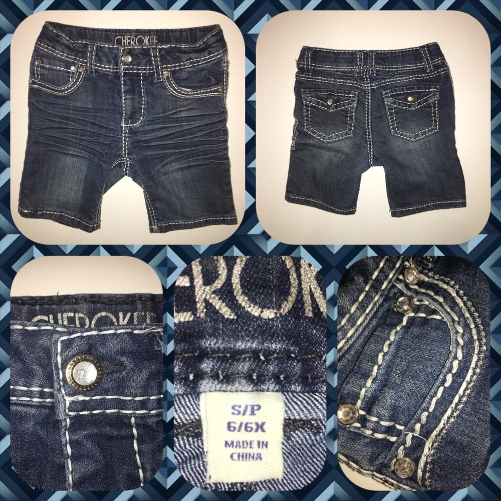 Girls 6x Cherokee Bermuda Shorts
